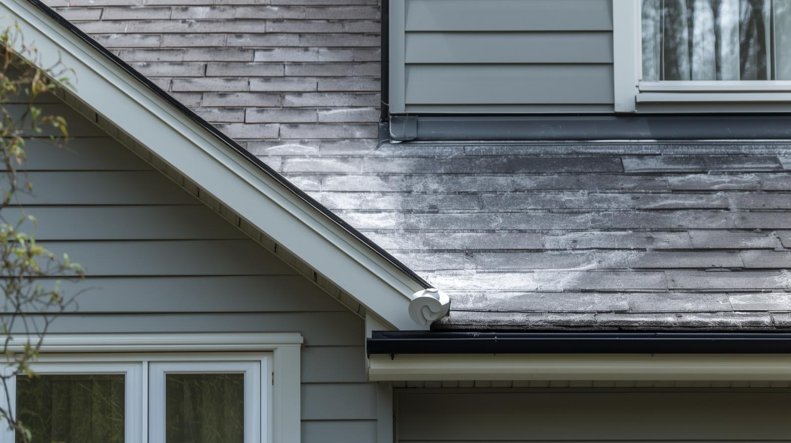 Traitement curatif et nettoyage de toiture par Peinture 40-64 pour prévenir les infiltrations et prolonger la vie des tuiles.