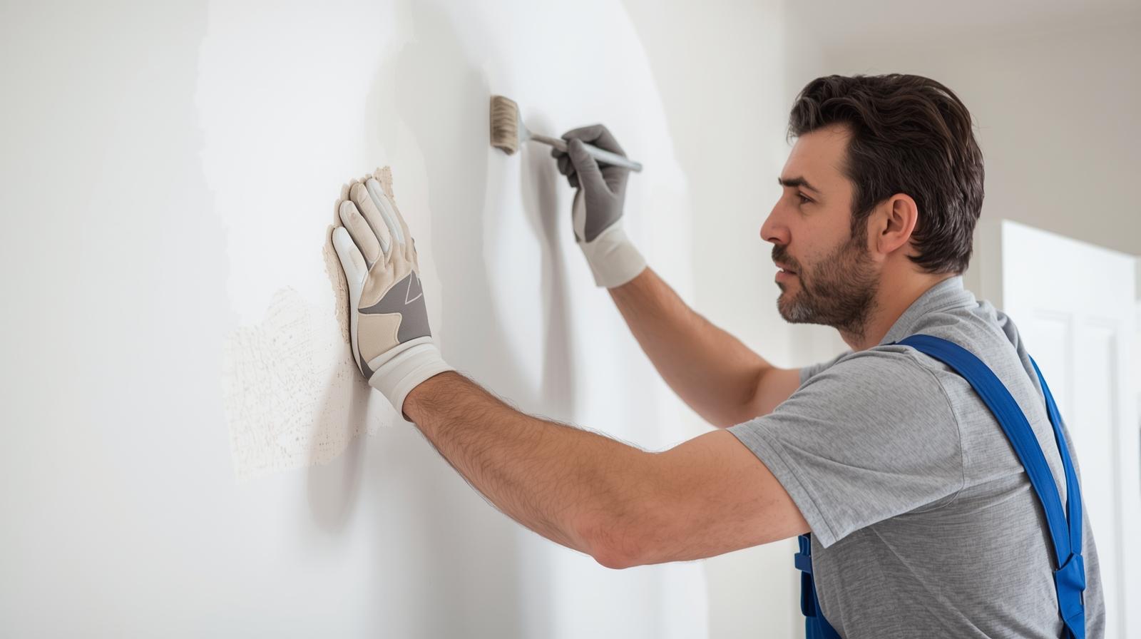 Véhicule d'intervention Peinture 40-64 stationné devant une villa à Biarritz, couvrant les secteurs du 40 et du 64.