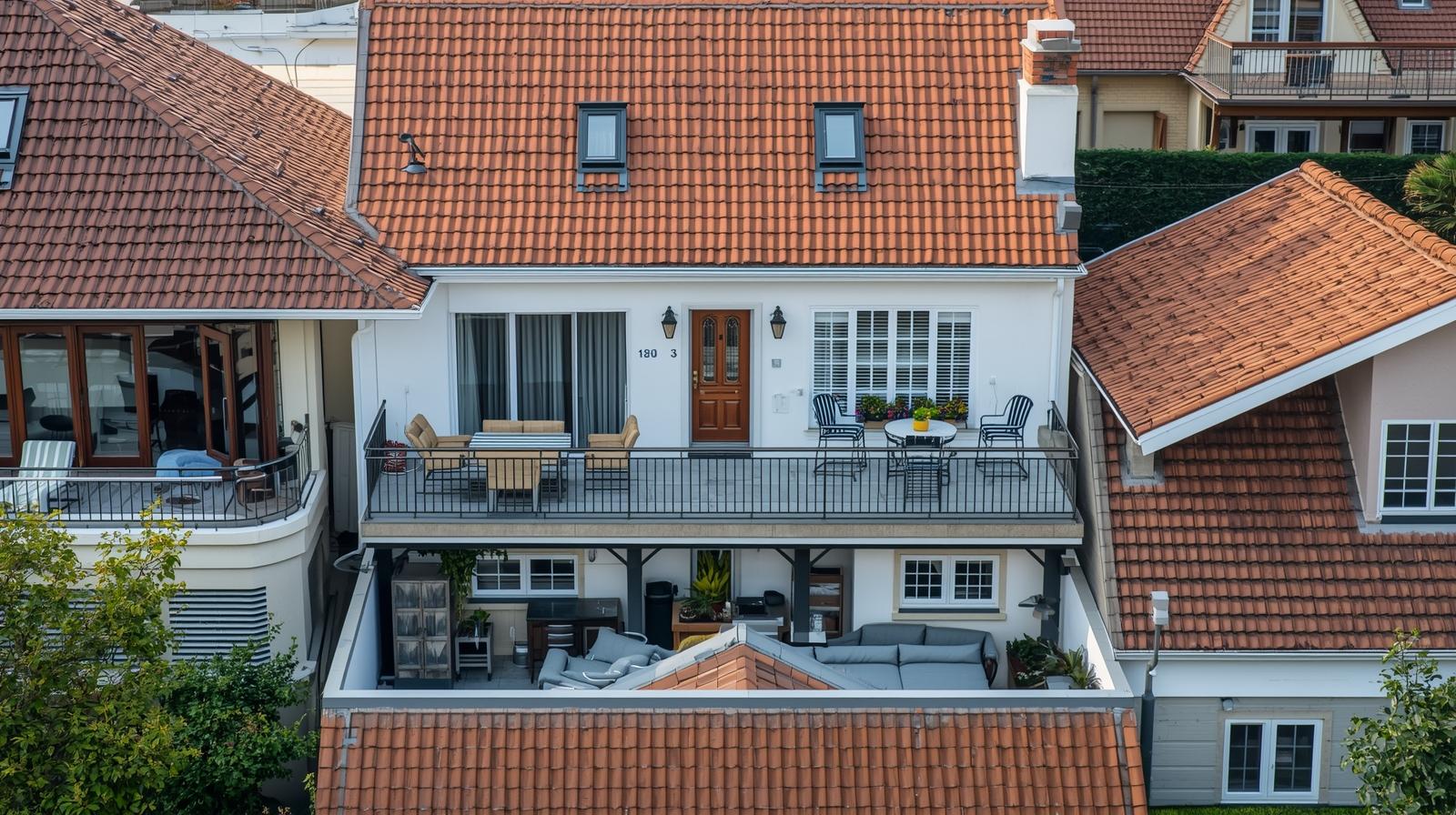 Service de nettoyage et démoussage de toiture par Peinture 40-64 pour redonner de l'éclat aux tuiles avant l'été.