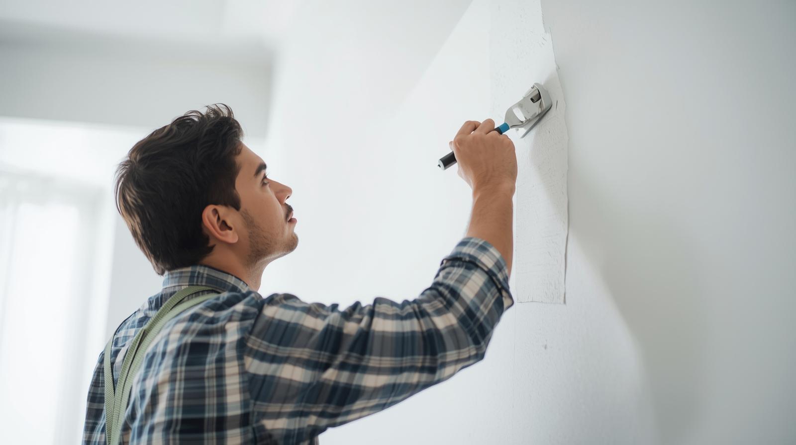 Travaux de peinture intérieure dans une maison ancienne au centre-ville de Bayonne.